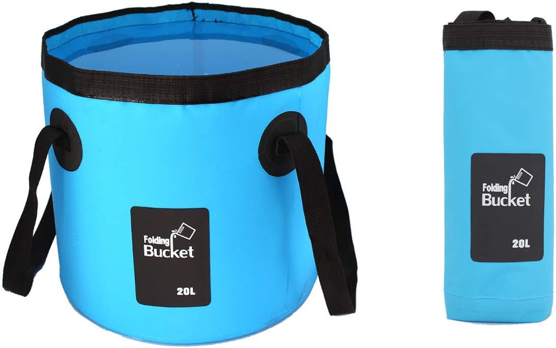 Foldable Camping Bucket and Wash Basin