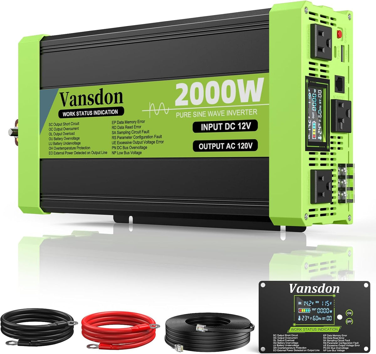 2000W Pure Sine Wave Inverter