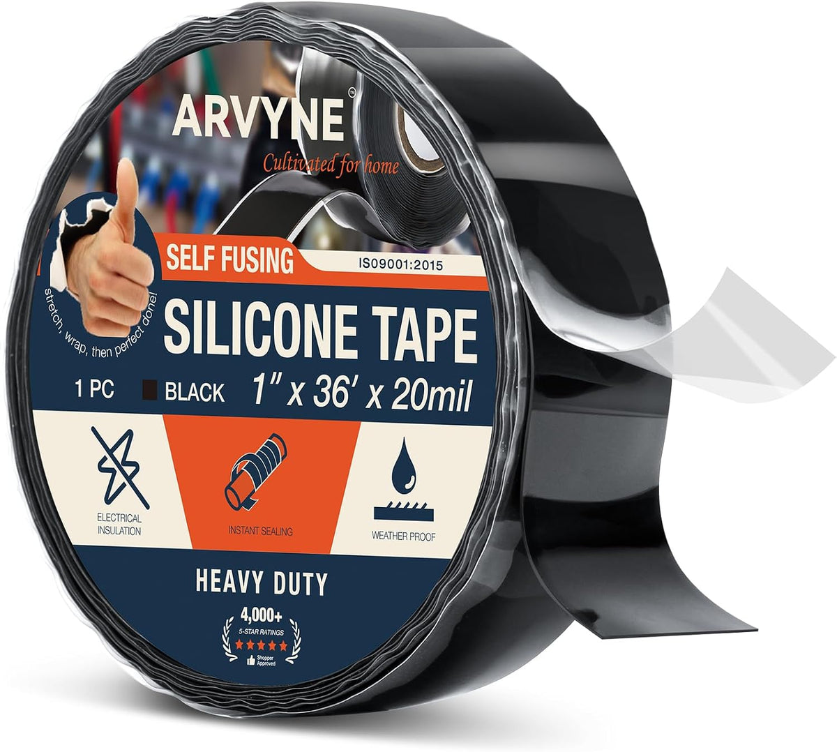 Self-Fusing Silicone Repair Tape
