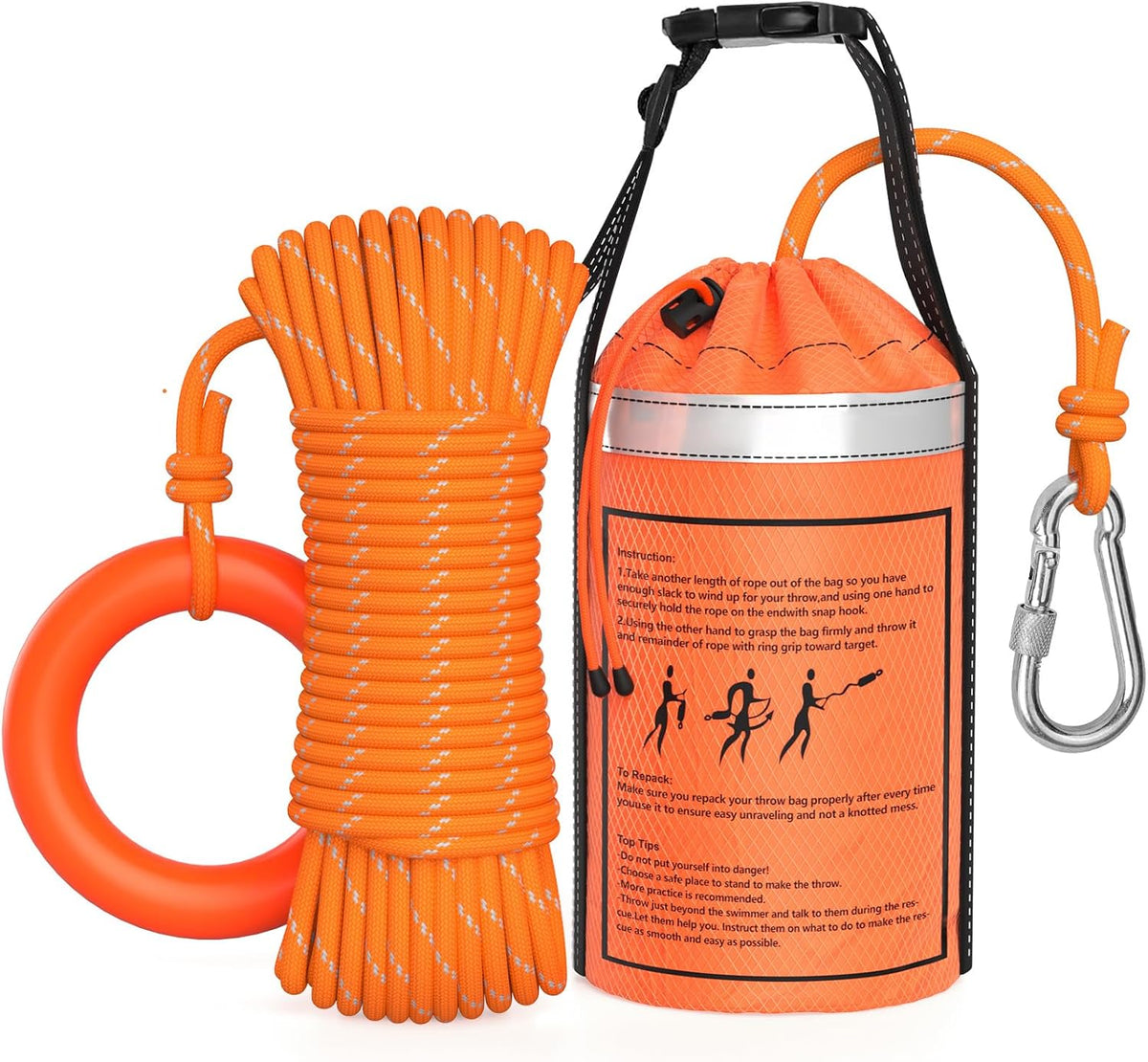 Throwable Rescue Rope Bag