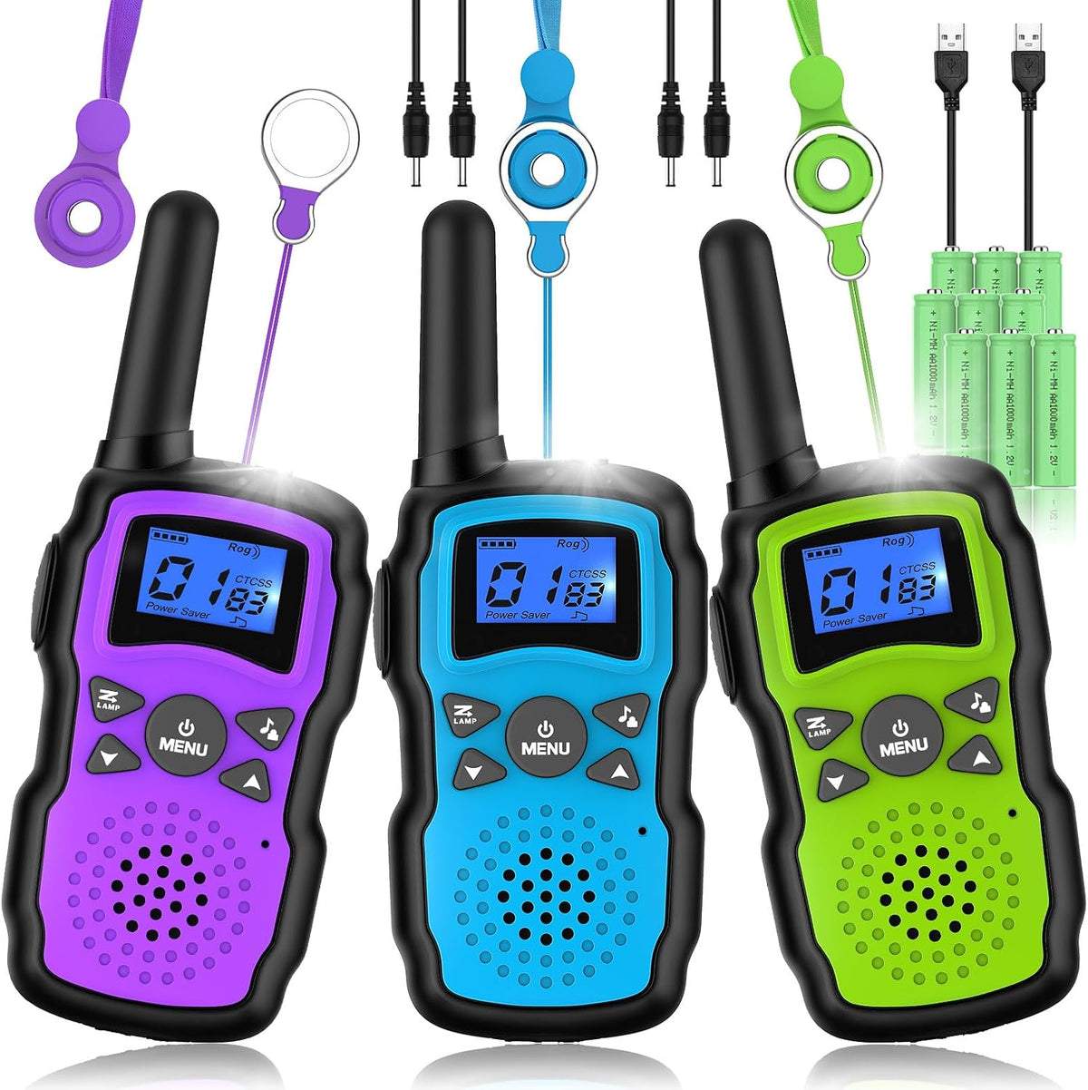 Rechargeable Long-Range Walkie Talkies