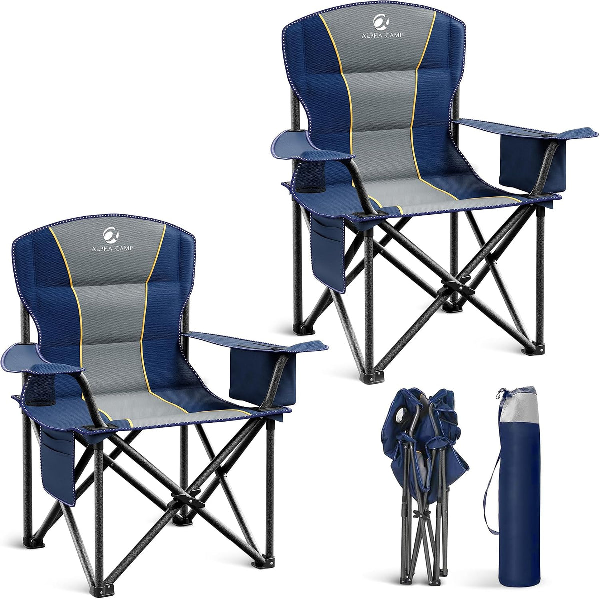 Heavy-Duty Folding Camping Chair