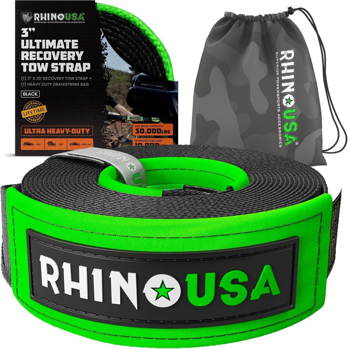 Heavy-Duty Tow Strap