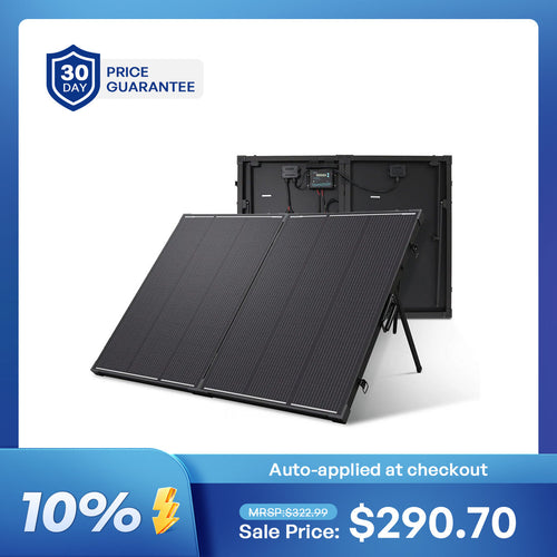 Foldable monocrystalline solar panel for off-grid