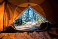 BioLite AlpenGlow 500 camping lantern at dusk